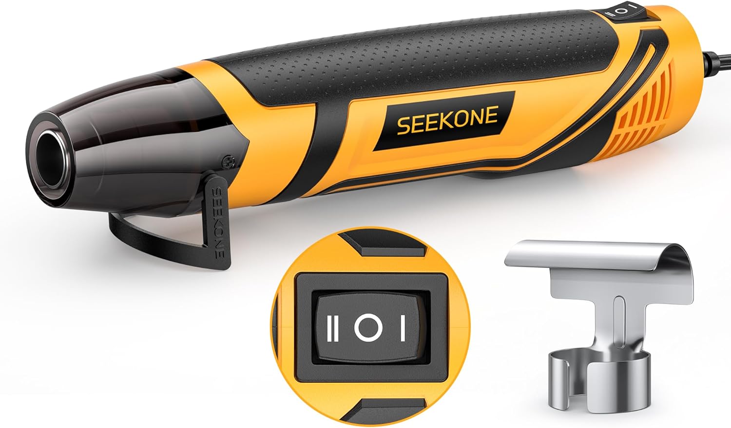 SEEKONE Mini Heat Gun: Fast Heating for Crafting