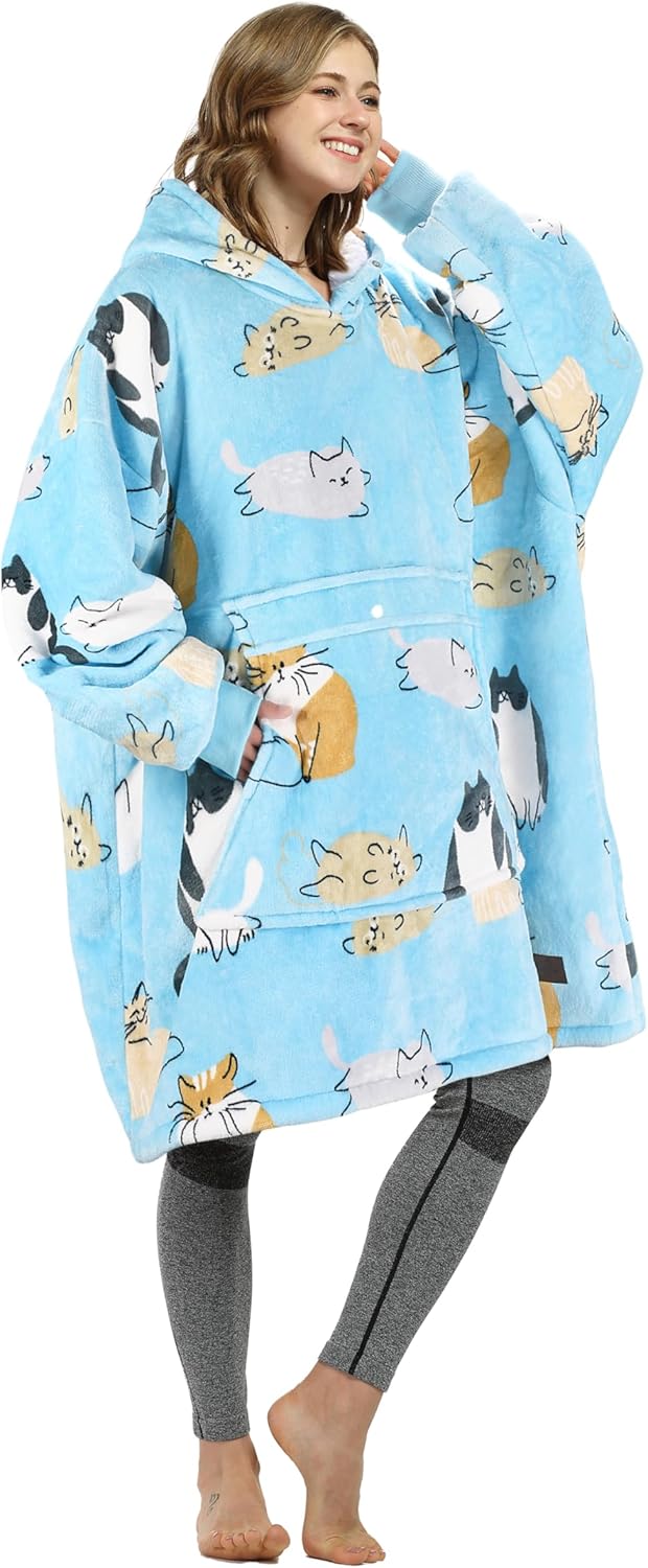 Catalonia Oversized Blanket Hoodie - Cozy Comfort