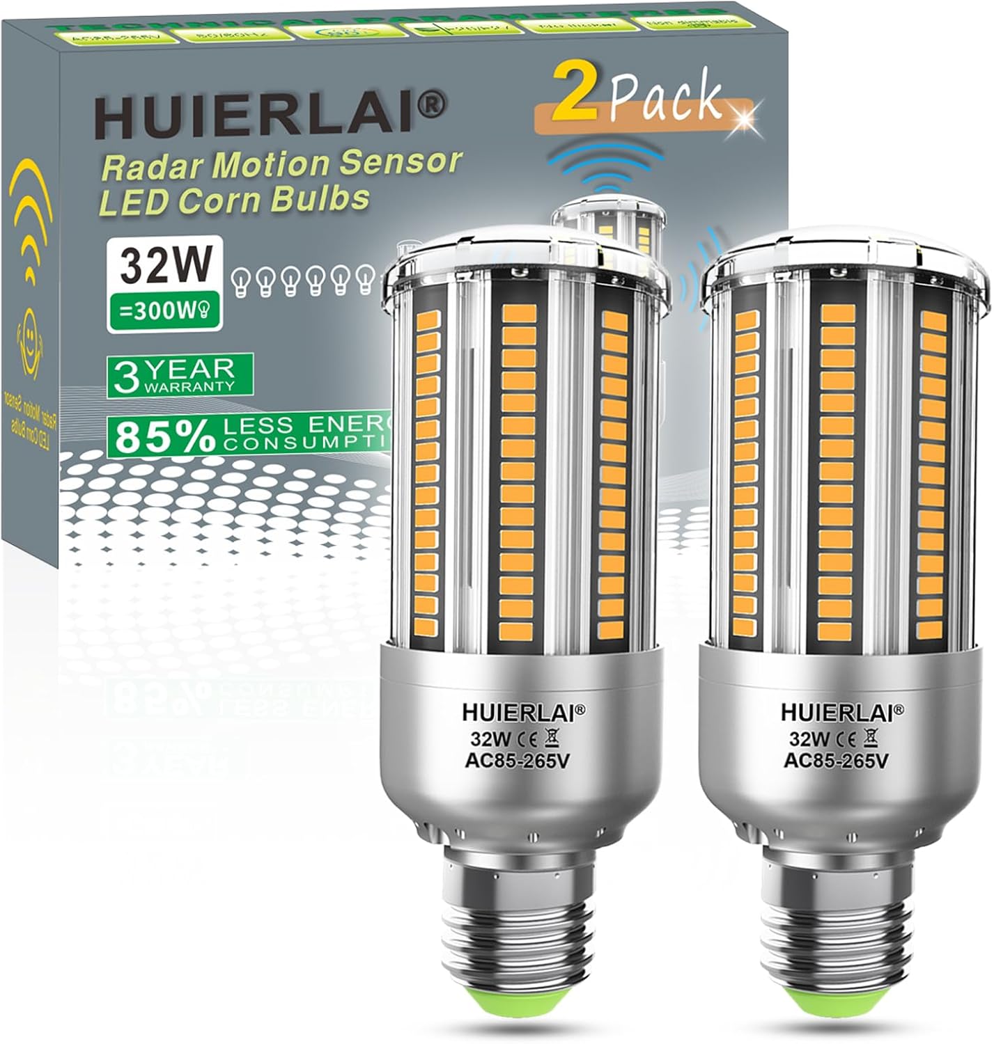 Radar Motion Sensor LED Light Bulbs for Home Safety and Savings