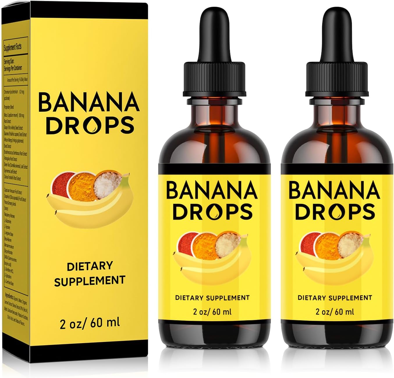Banana Drops Original Banana Extract Liquid for Weight Health