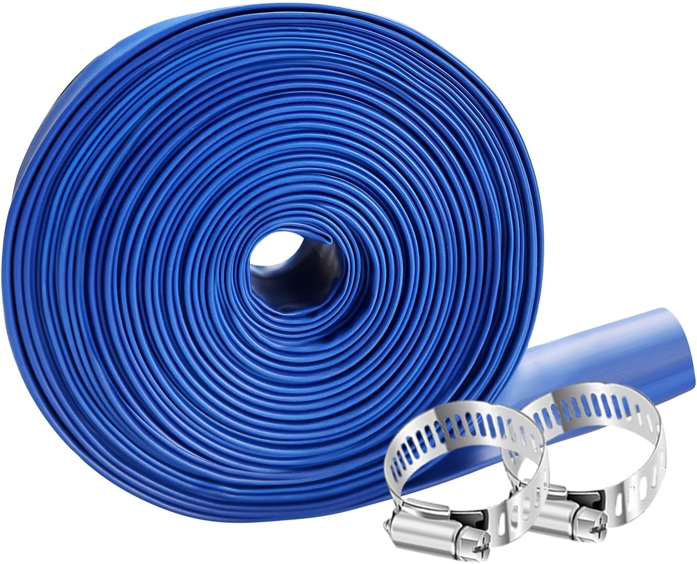 PVC Hose 1-1/2in x 100ft for Pool Backwash and Drainage Needs