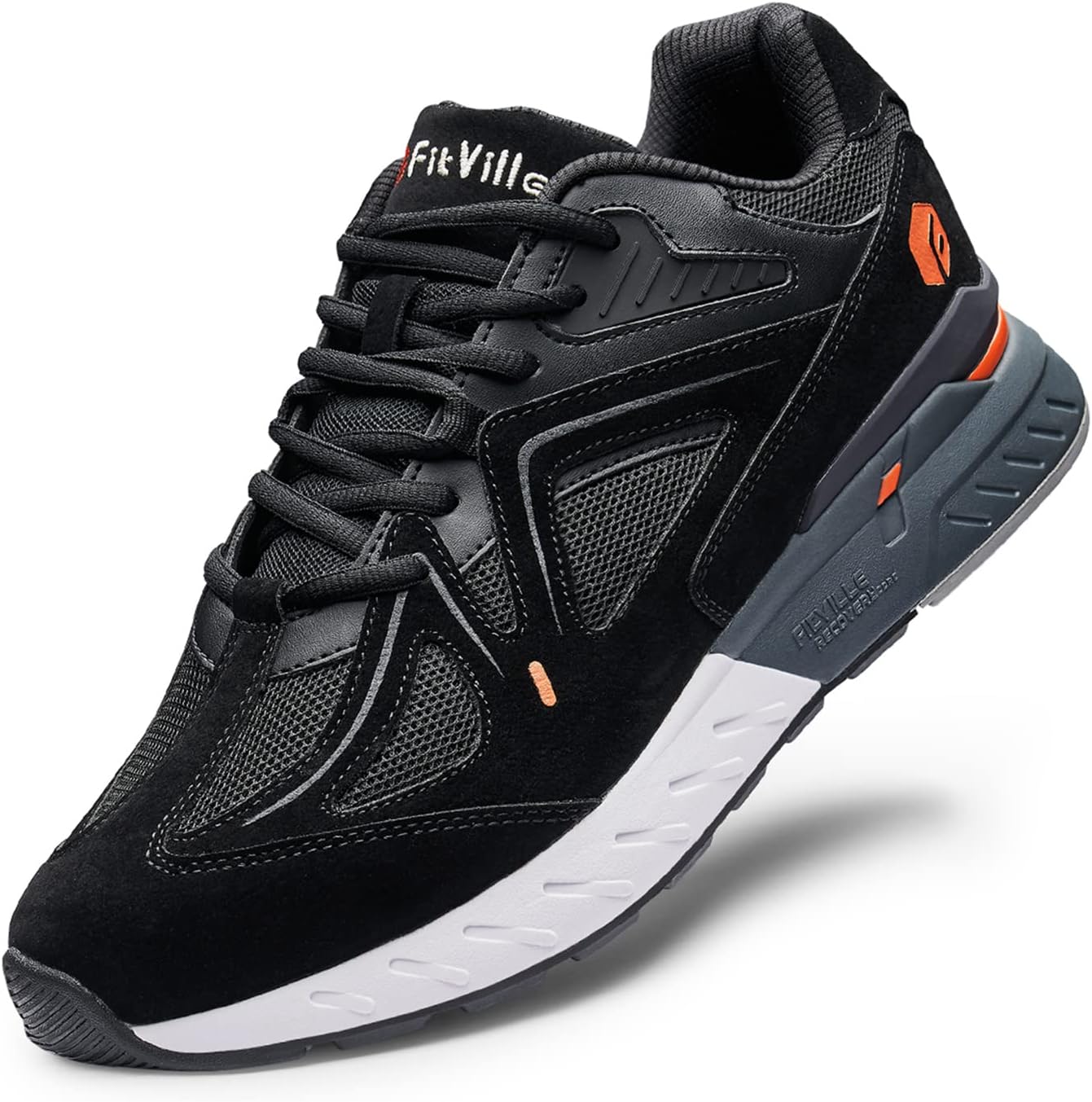FitVille Extra Wide Walking Shoes for Men - Comfort & Support