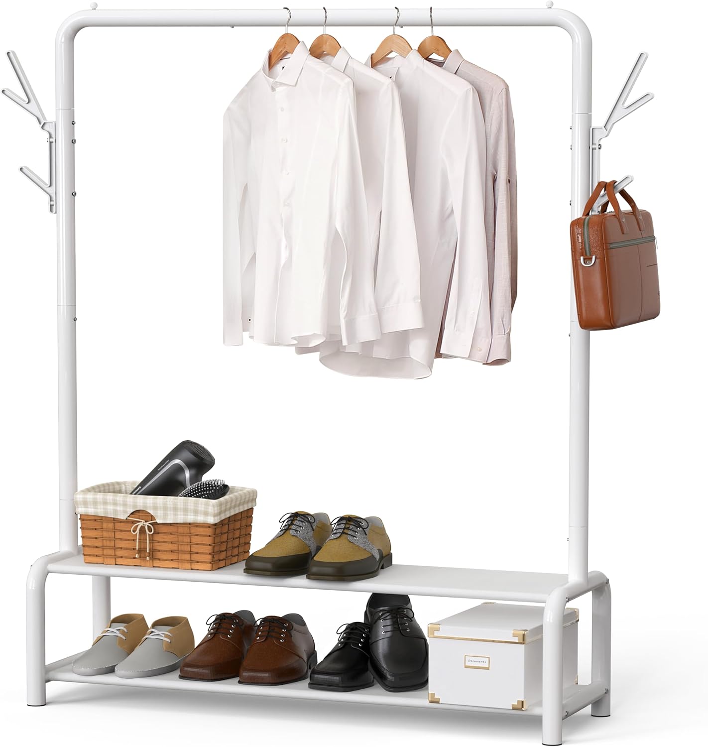 Simple Houseware 52-Inch Freestanding Closet Garment Rack
