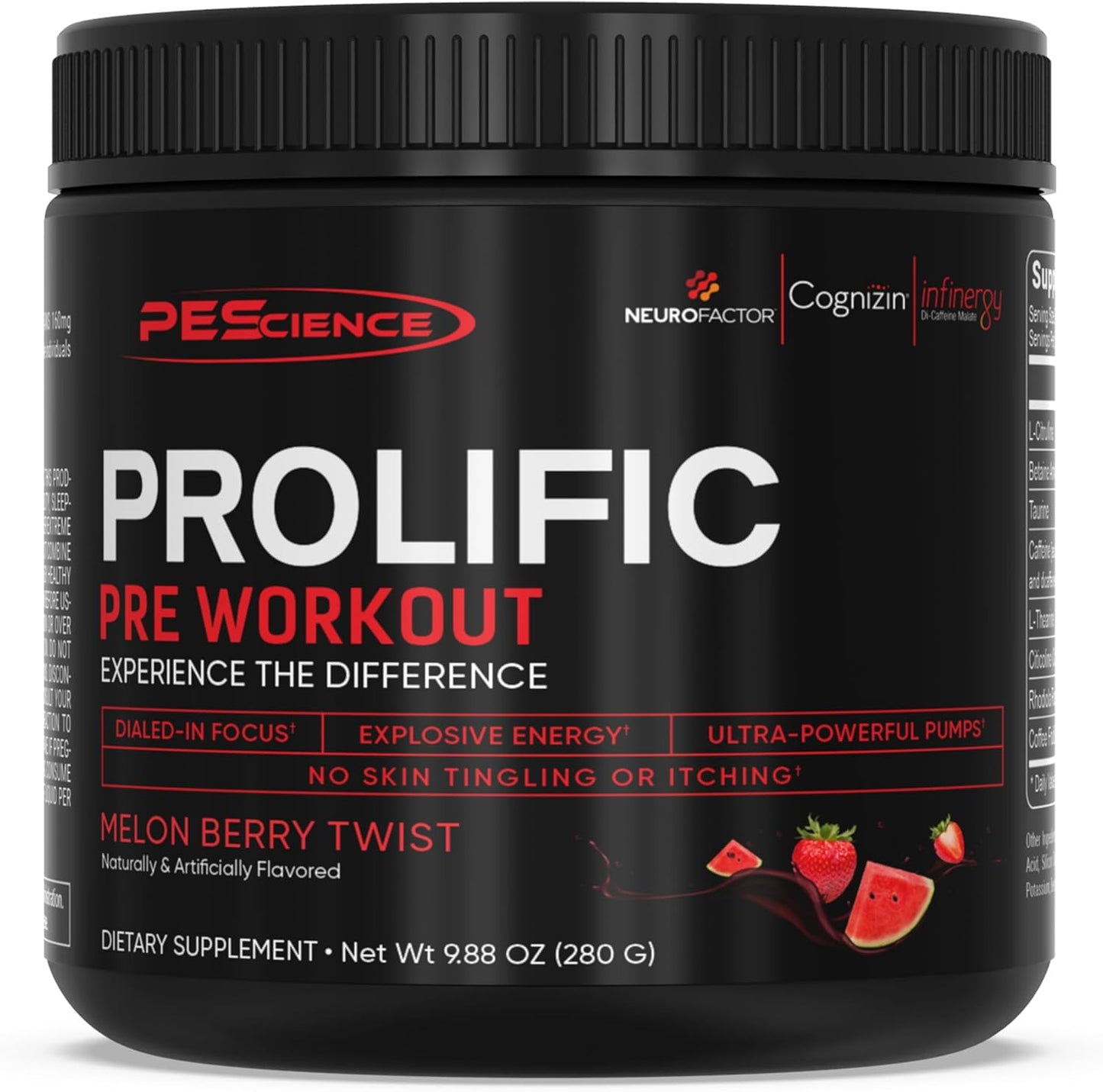 Prolific Pre Workout Powder for Men & Women - Energy & Focus