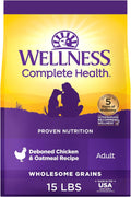 Wellness Complete Health Dry Dog Food with Grains - Real Chicken