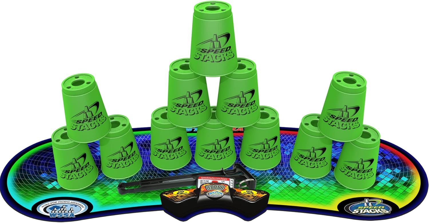 Speed Stacks Sport Stacking Competitor Neon Green 12 Cups Kit