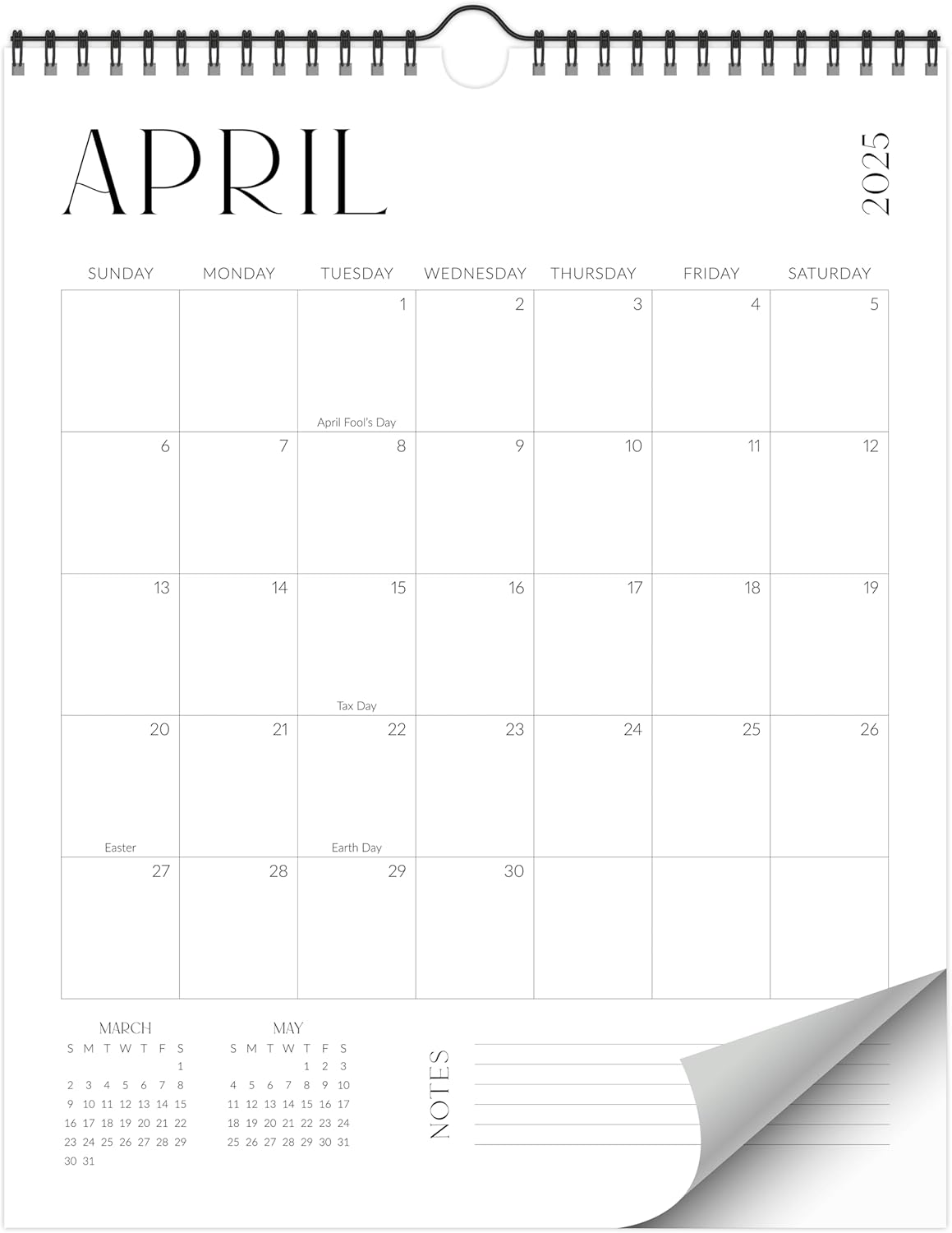 2025-2026 Office Wall Calendar - Organize Easily!