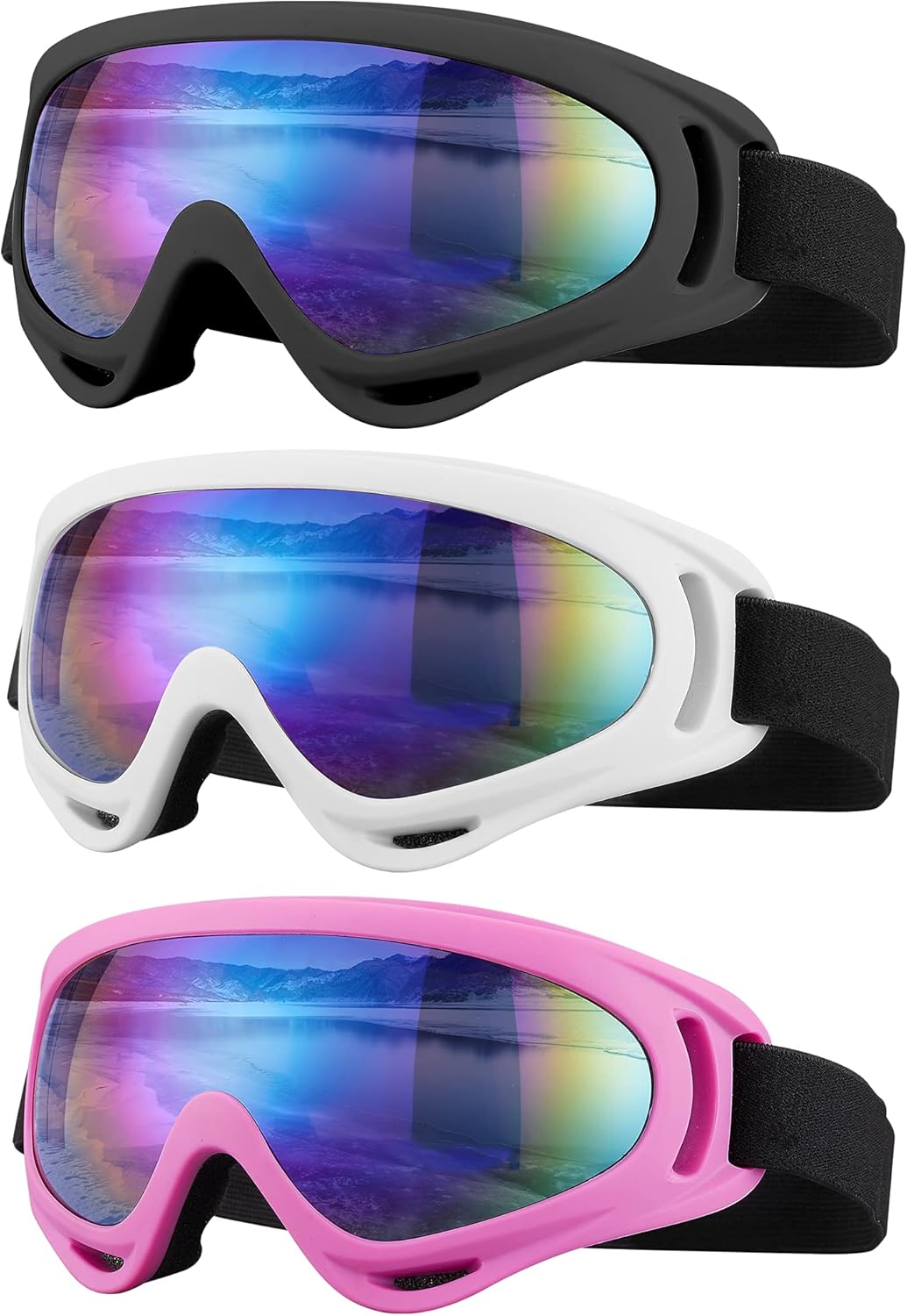6Yard Winter Goggle Trio: Ultimate Eye Protection!