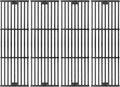 Grill Grates Replacement Cast Iron 19 3/4ft x 27ft - Heavy Duty Fit