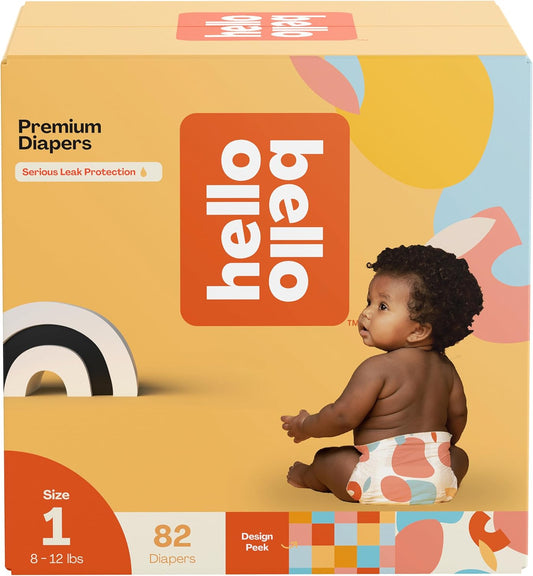 Hello Bello Premium Diapers Size 1, Hypoallergenic & Absorbent