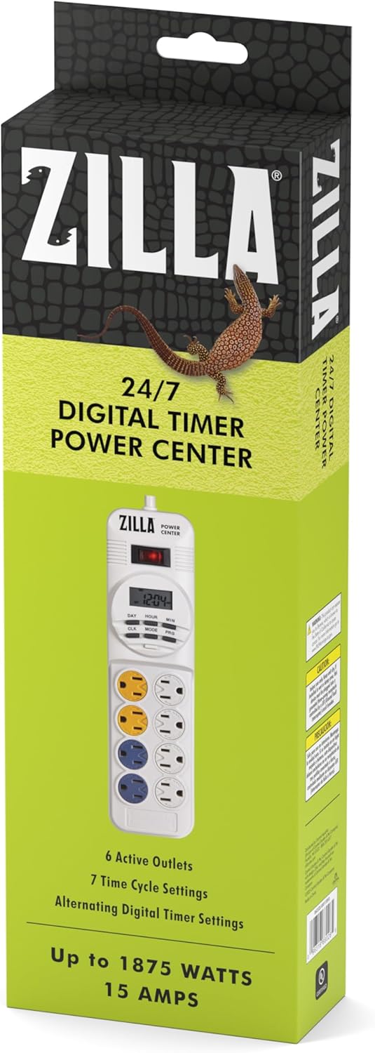 Zilla Reptile Habitat Lighting Timer with Digital Control Features