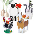 Pet Flower Pots Farm Animals Series Planters - Cute Indoor Decor