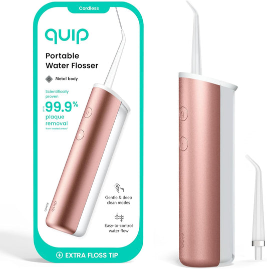 Quip Water Flosser - Cordless Dental Pick with Adjustable Pressure