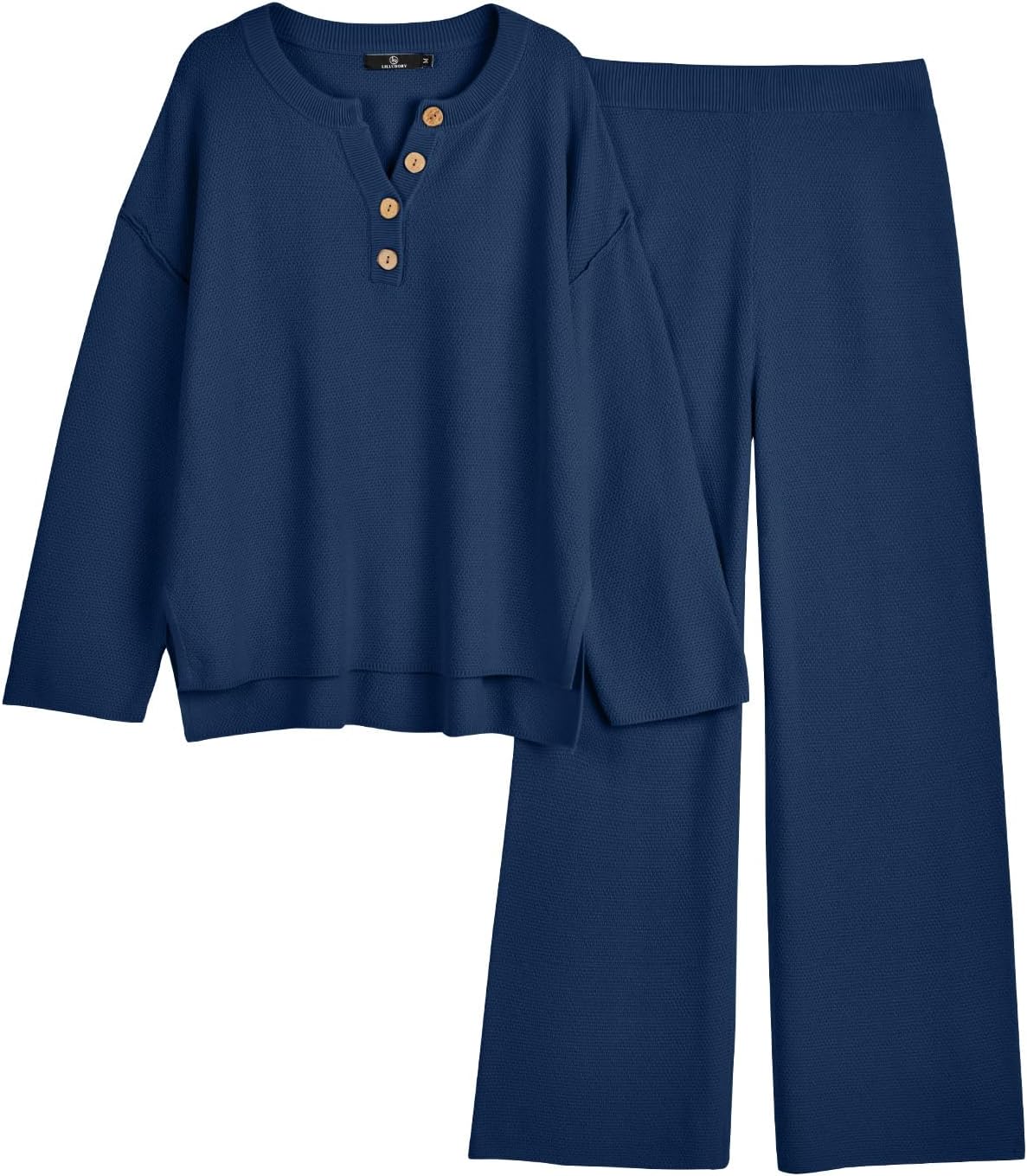 LILLUSORY Women's 2 Piece Lounge Sets for Cozy Relaxed Style