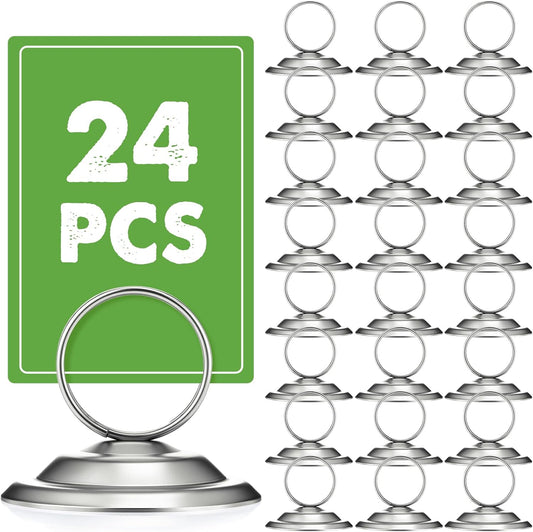 24 Pcs Table Number Holders for Weddings and Events