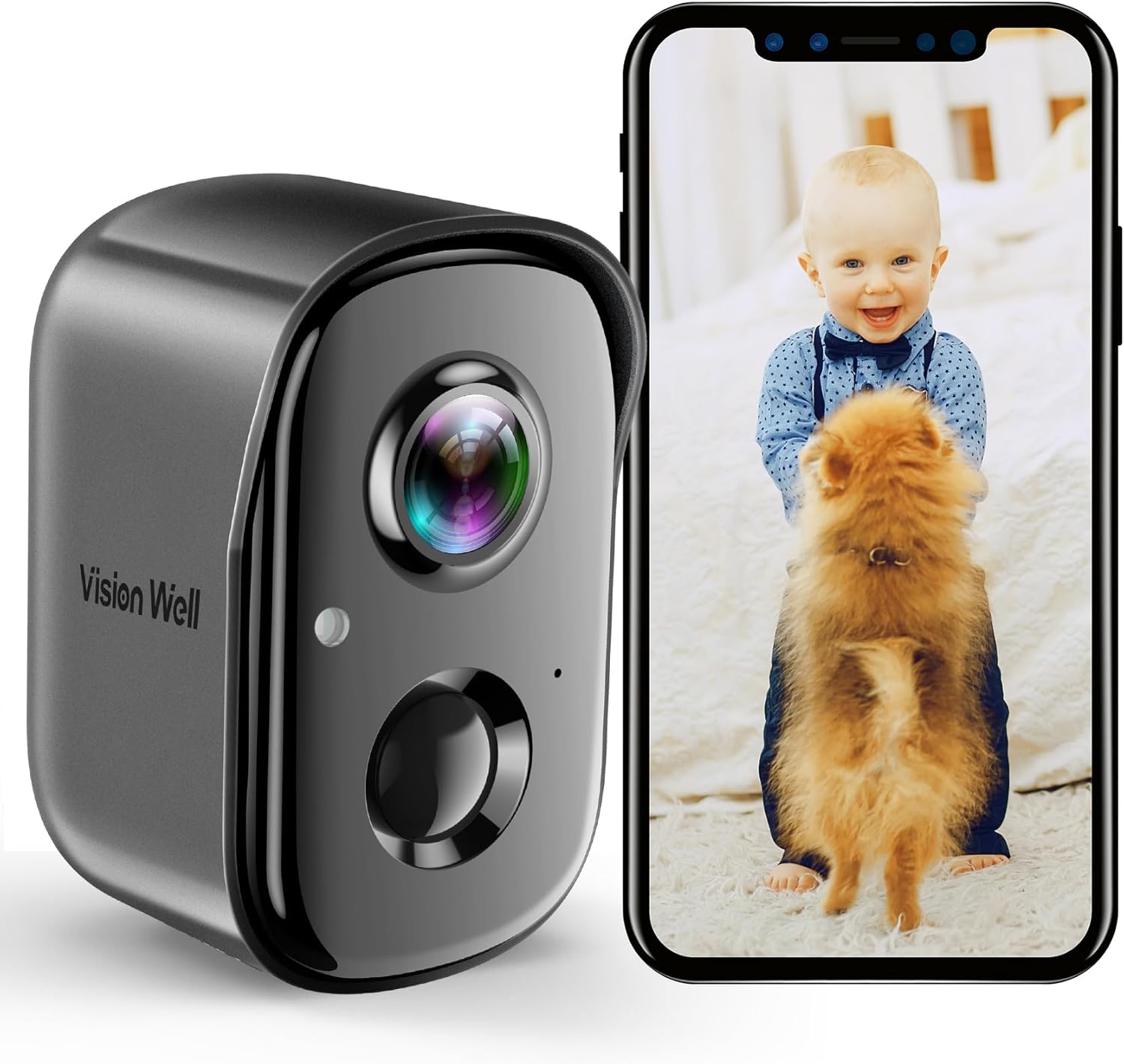 Vision Well: Smart AI Security Camera with Color Night Vision