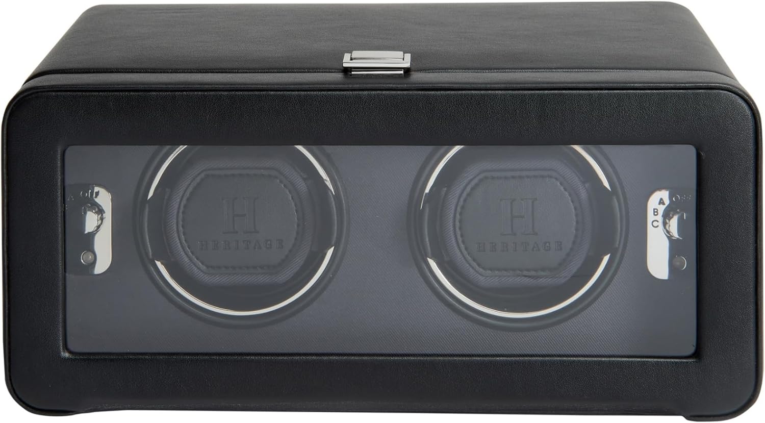 Wolf Windsor Double Watch Winder - Secure Lock-in Cuff