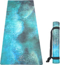 Wiselife Suede & Natural Rubber Cork Yoga Mat - Extra Large Anti Skid