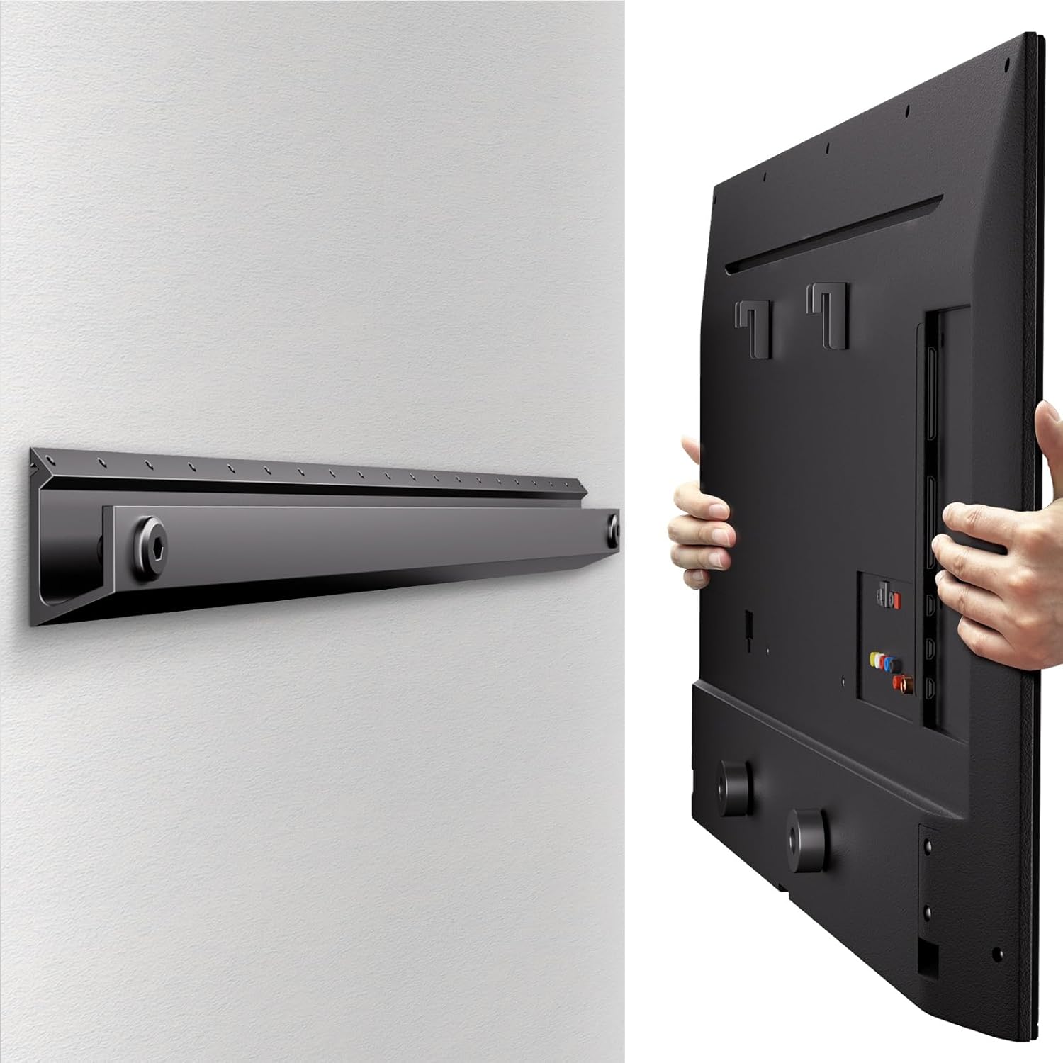 Studless TV Wall Mount for 22-55 TVs, No Drill, Ultra Slim, Holds 100 lbs