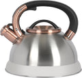Mr. Coffee Flintshire 2.2 Quart Whistling Stainless Steel Tea Kettle