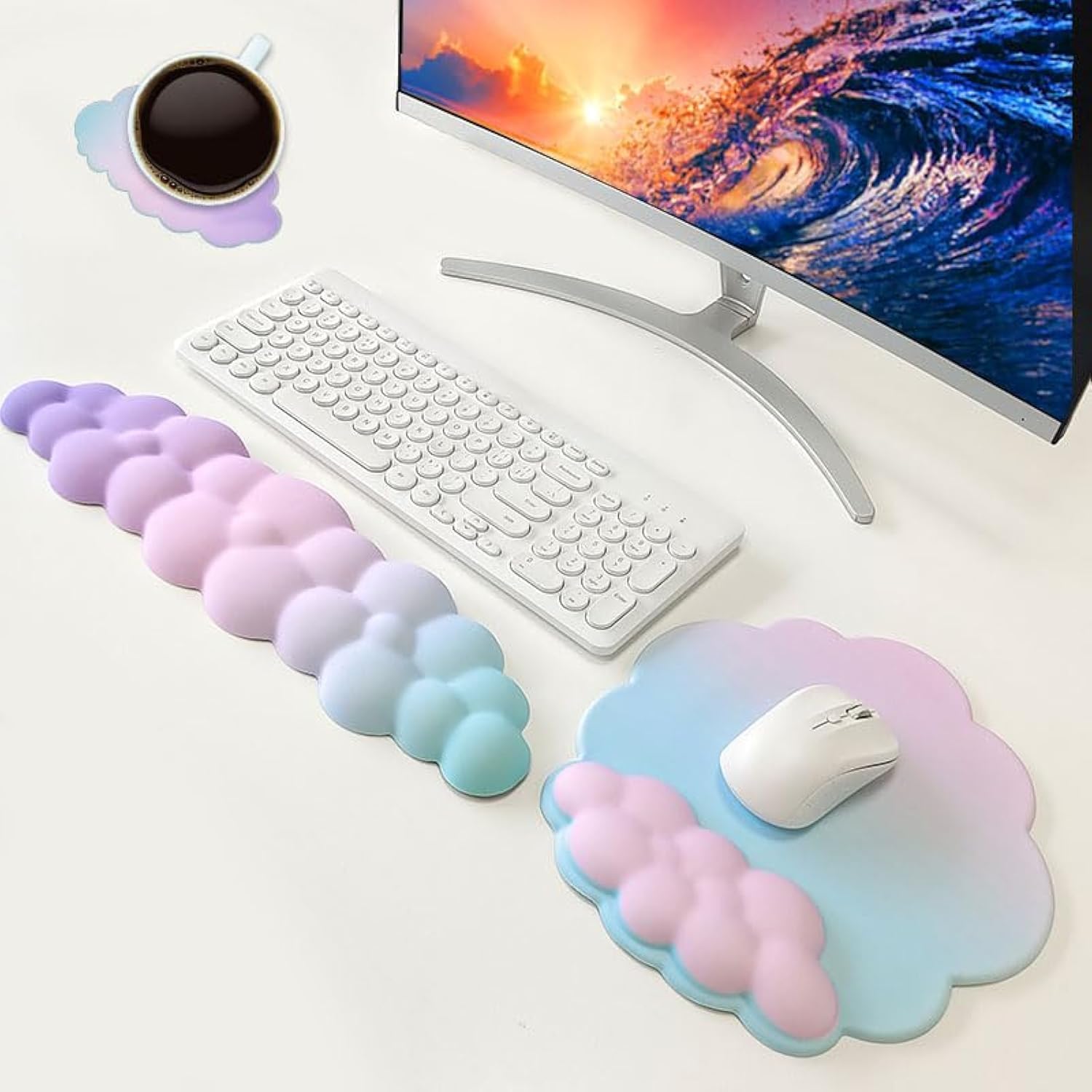 Ergonomic Cloud Wrist Rest for Pain Relief