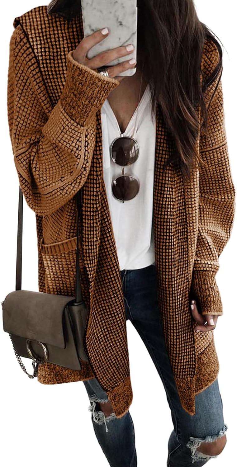 Oversized Hooded Cardigan Sweater for Women - Fall Fashion Must-Have