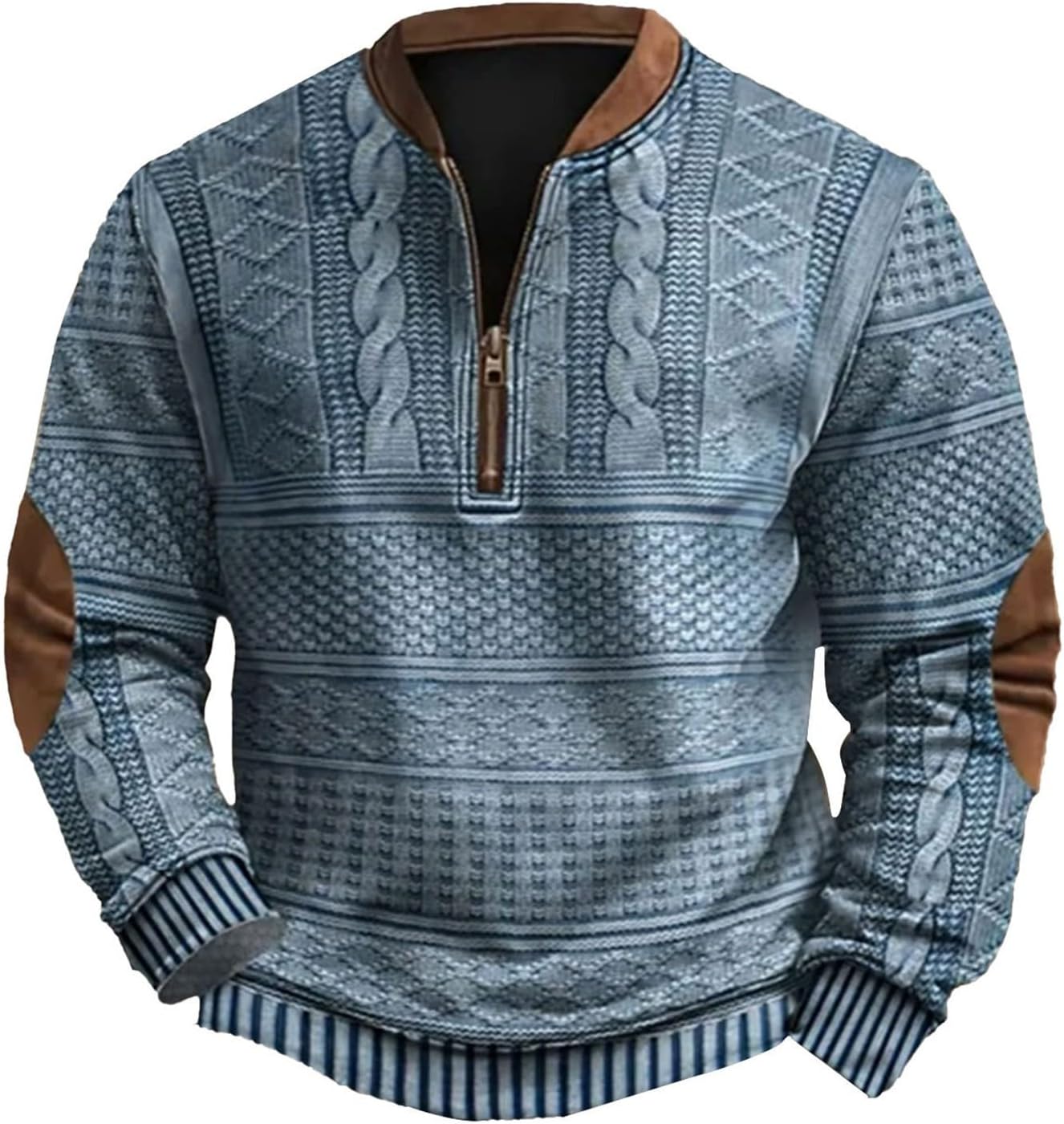 Western Cowboy Graphic Sweatshirt for Men - Trendy & Funny!