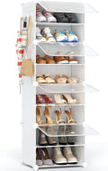 8 Tier Shoe Rack Organizer for Closet and Entryway Storage