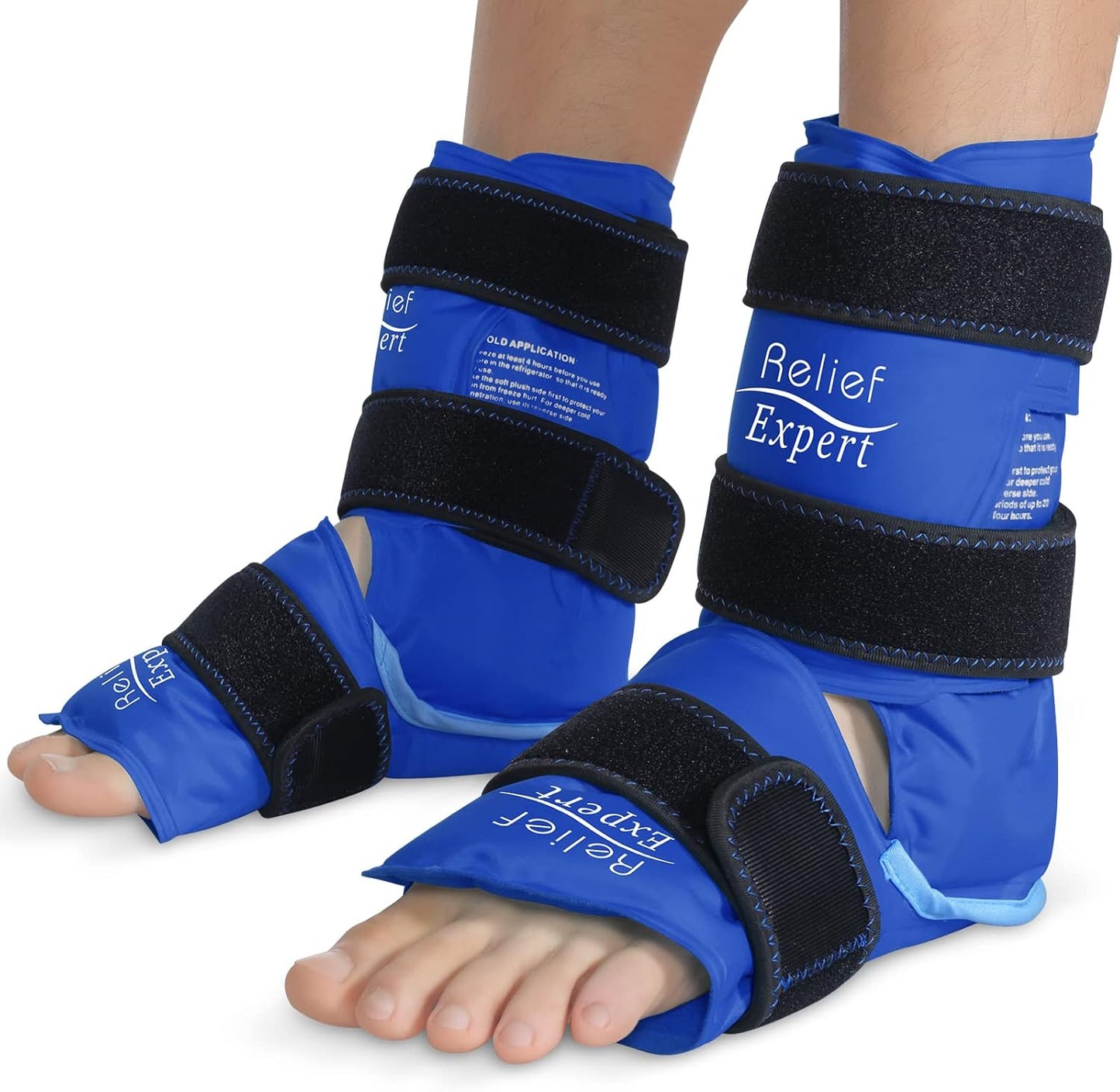 Relief Expert Ankle Ice Pack Wrap for Foot and Heel Recovery