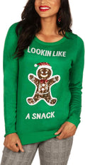Women's Ugly Christmas Sweaters - Embellished Holiday Pullover