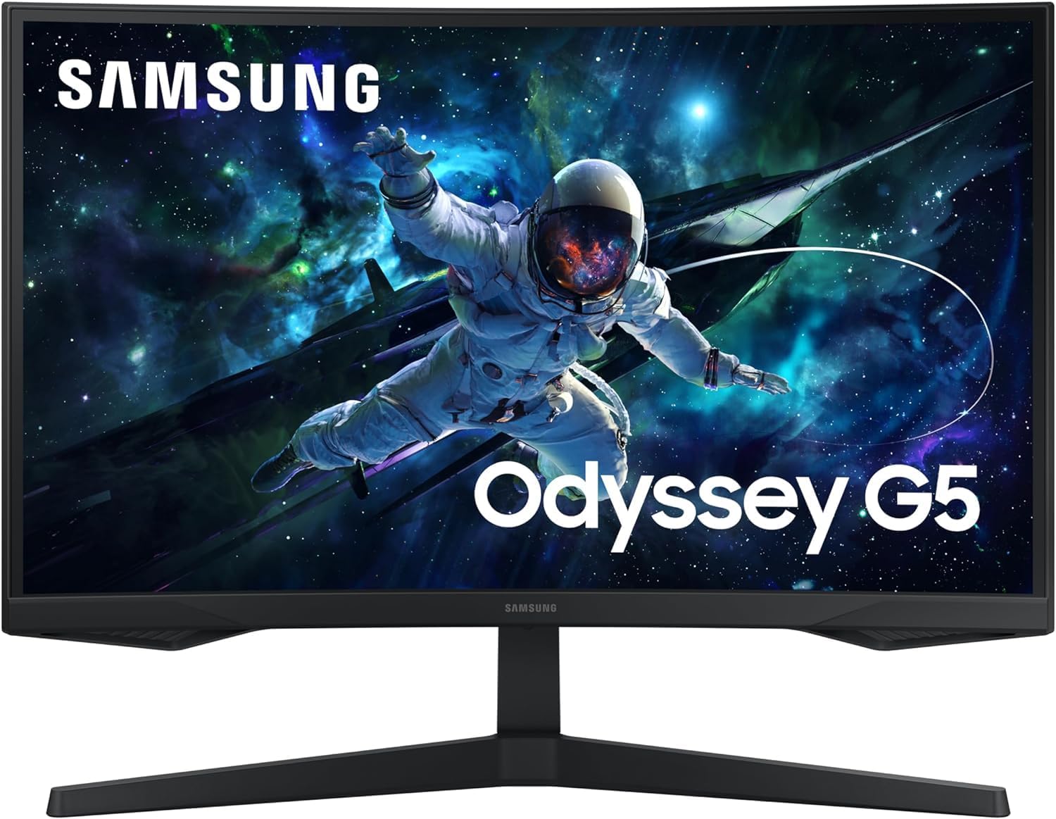 SAMSUNG G55C 32 Curved Gaming Monitor - Immersive Visuals