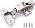 Full Overlay Soft Close Cabinet Hinges (50 Pcs) - 3-Way Adjustable