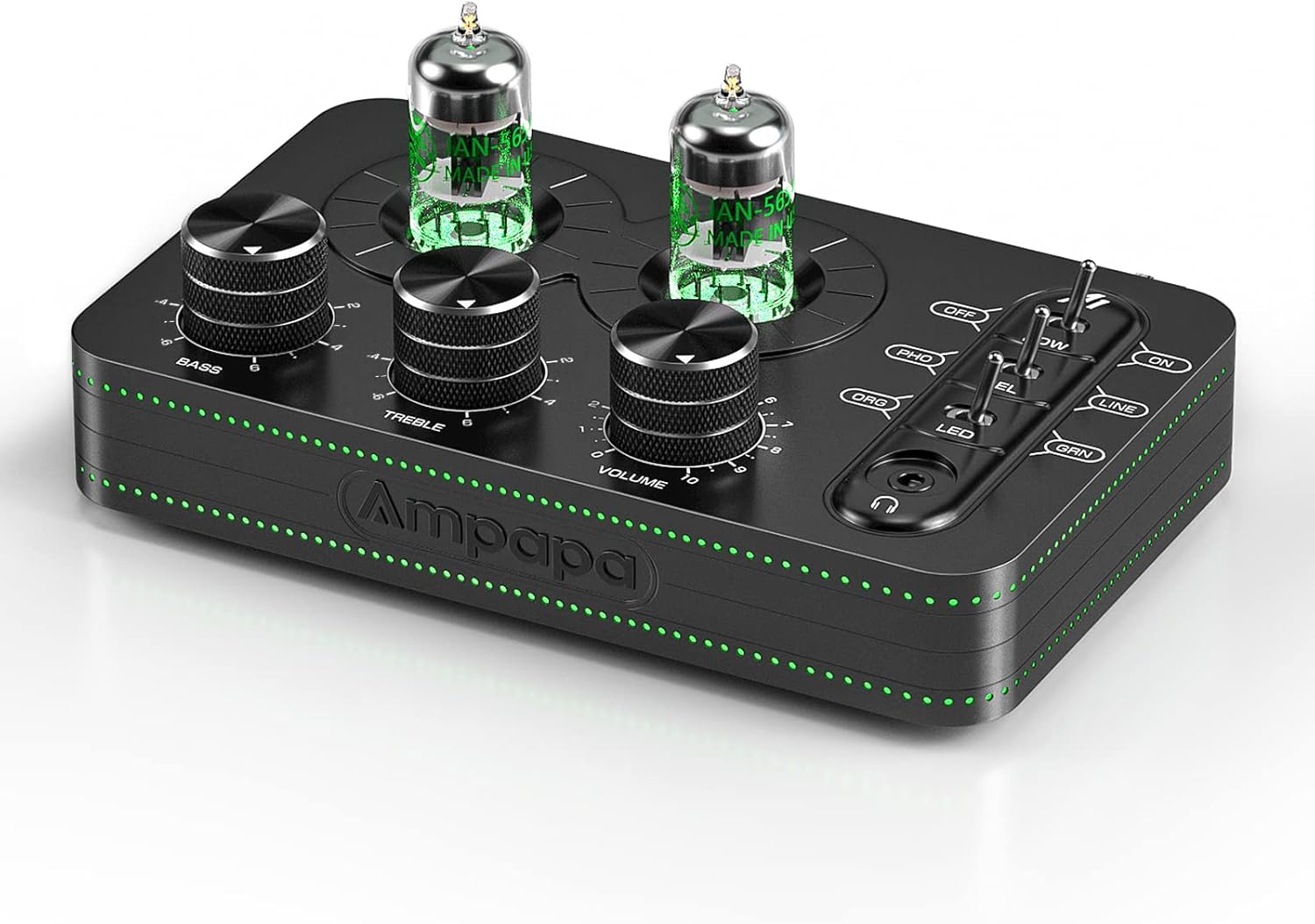 A1 Vacuum Tube Phono Preamp for MM Turntable with Tone Control