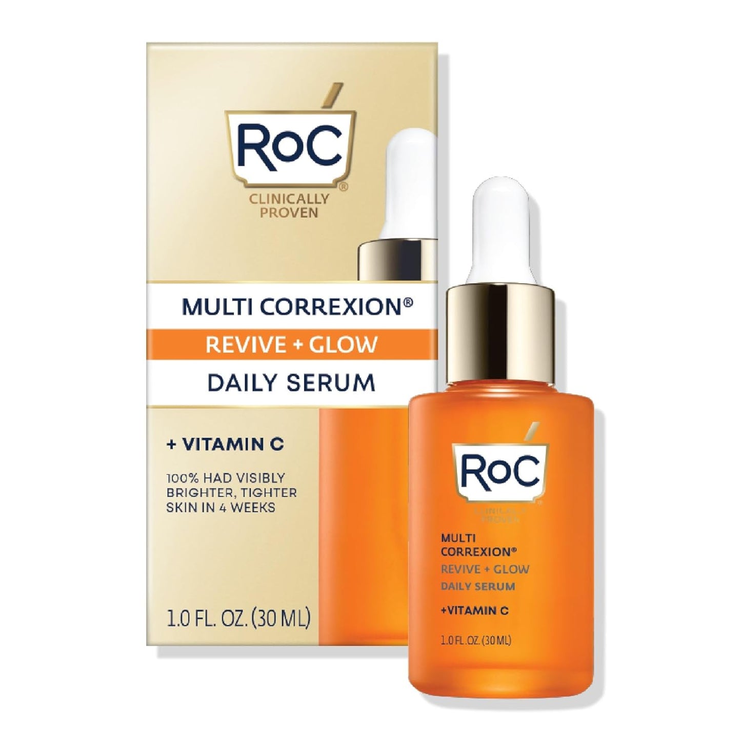 RoC Multi Correxion Revive + Glow Vitamin C Serum for Face