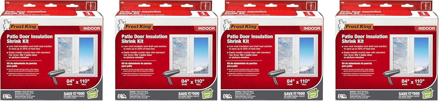 Frost King V76H Shrink Window Kit for Easy Home Insulation