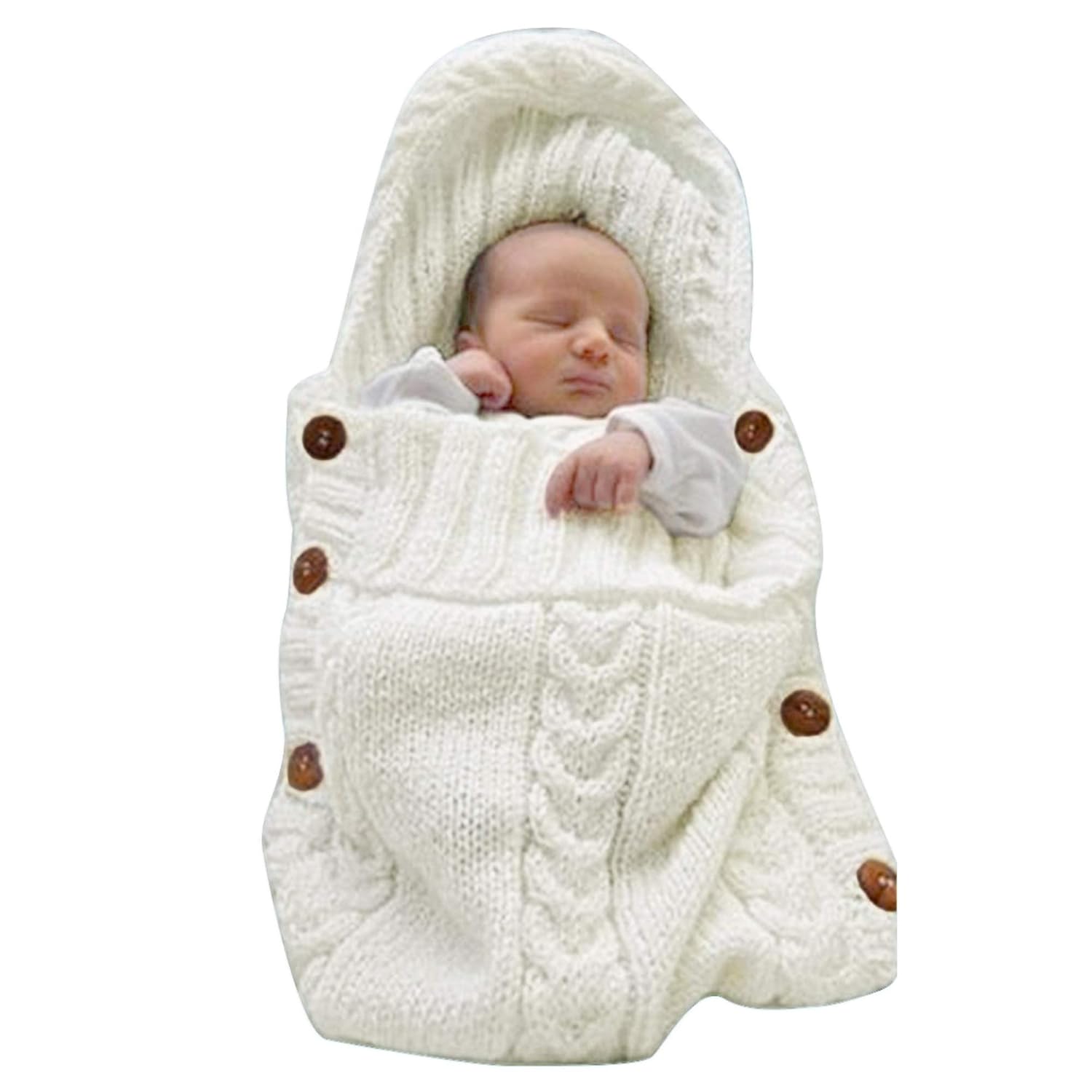 Cozy Baby Wrap: XMWEALTHY Knit Swaddle Blanket