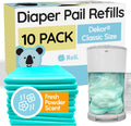Reli. Diaper Pail Refill Bags Compatible with Dekor Classic - 10 Pack