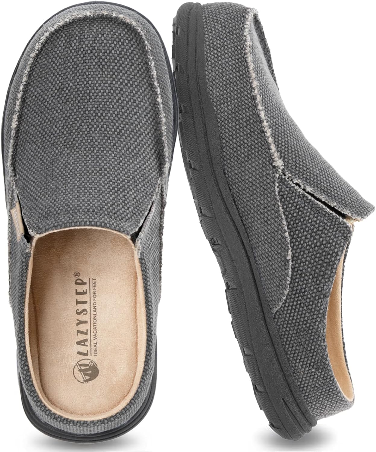 LazyStep Men's McCoy Cushioned Clog Slipper for Comfort