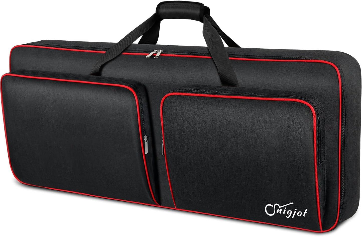 49 Key Keyboard Case Soft Bag with Padded Pockets for Safety
