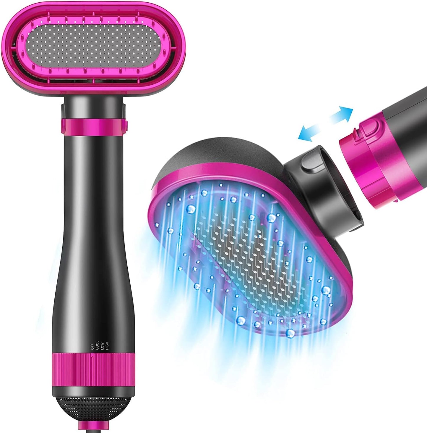 2-in-1 Dog Hair Dryer + Brush: Fast Pet Grooming!