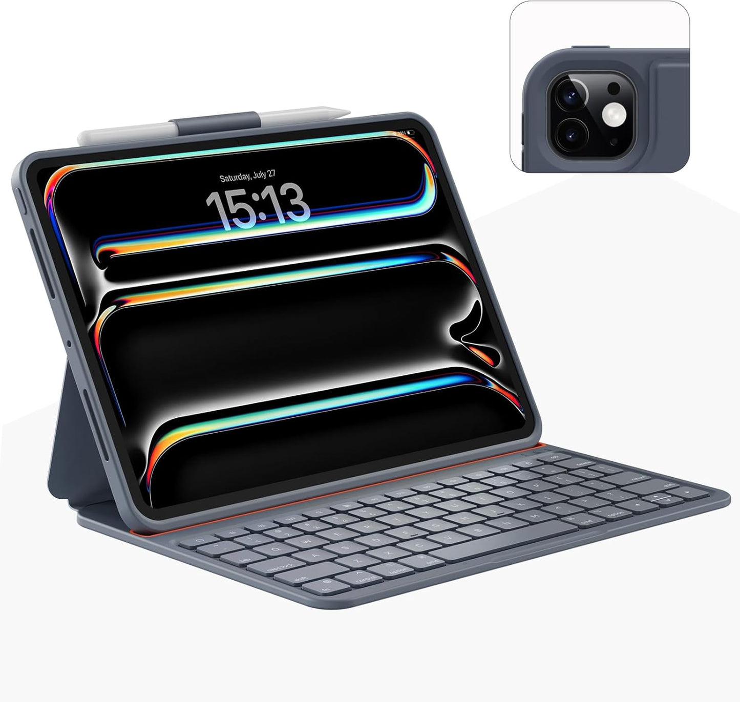 Magitype iPad Pro 11 inch Case with Keyboard and Pencil Holder