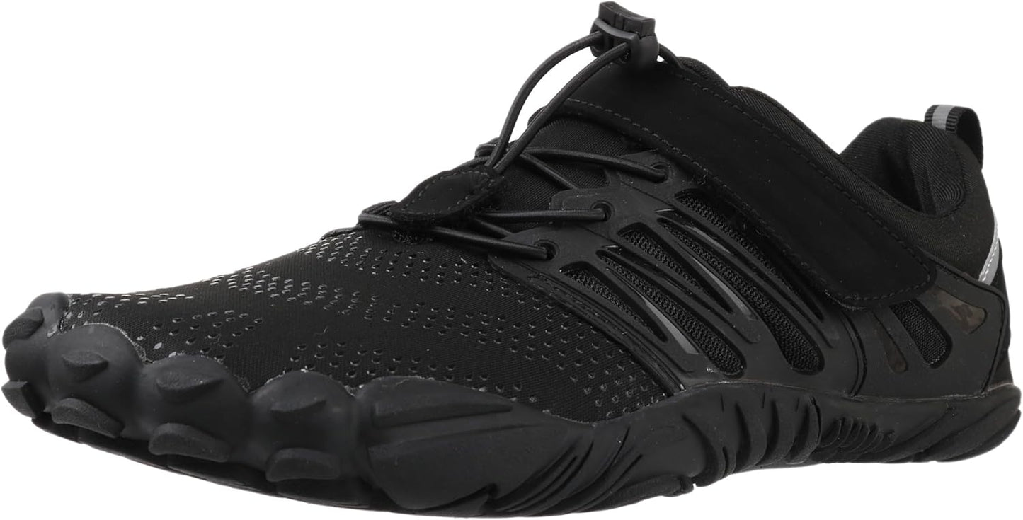 WHITIN Men's Minimalist Trail Runner with Wide Toe Box Design