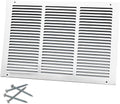 18in x 12in Steel Return Air Grille for Ceiling and Sidewall - Durable