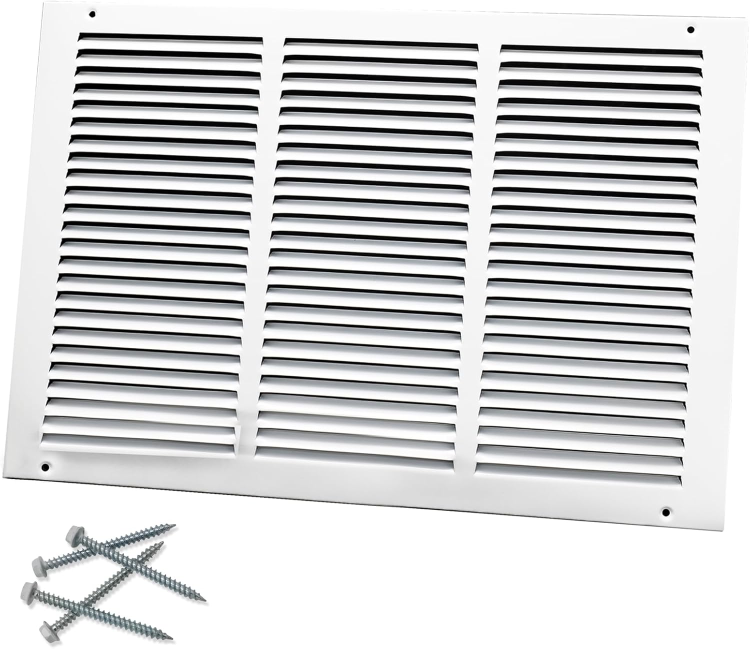 18W x 12H Steel Return Air Grille for Efficient Ventilation