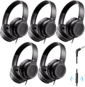 Kids Headphones with Mic and 85dBA Safe Volume - Classroom Pack