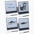 Water Drawing Board Mini Zen Buddha 4 Pack - Portable Watercolor Calm