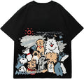 Aelfric Eden Mens Oversized T Shirts with Distorted Portrait Print