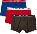 BOSS Men's Stretch Cotton 3 Pack Trunks - Slim Fit Comfort