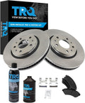 TRQ Front Brake Pad & Rotor Kit for 2003-2004 Cadillac Seville