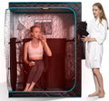 Smartmak Portable Infrared Sauna: Red Light Therapy, XL Spa Tent